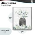 thumbnail image 3 of Soap Jar & Eucalyptus Gray Framed Giclee Art, design by Lettered and Lined, 3 of 9