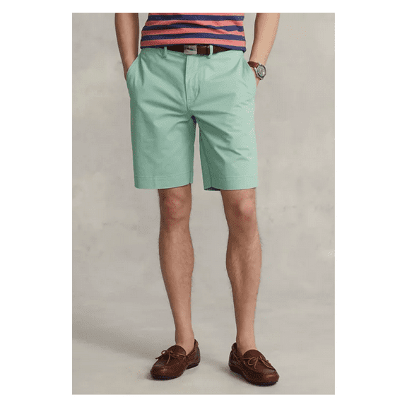 Polo Ralph Lauren 9-Inch Stretch Classic Fit Chino Shorts,Celedon[30]