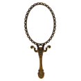 thumbnail image 1 of Vintage Handheld Mirror Folding Handle Makeup Mirror Retro Handheld Vanity Makeup Mirror Travel Mirrors Makeup Tool (Bronze), 1 of 8