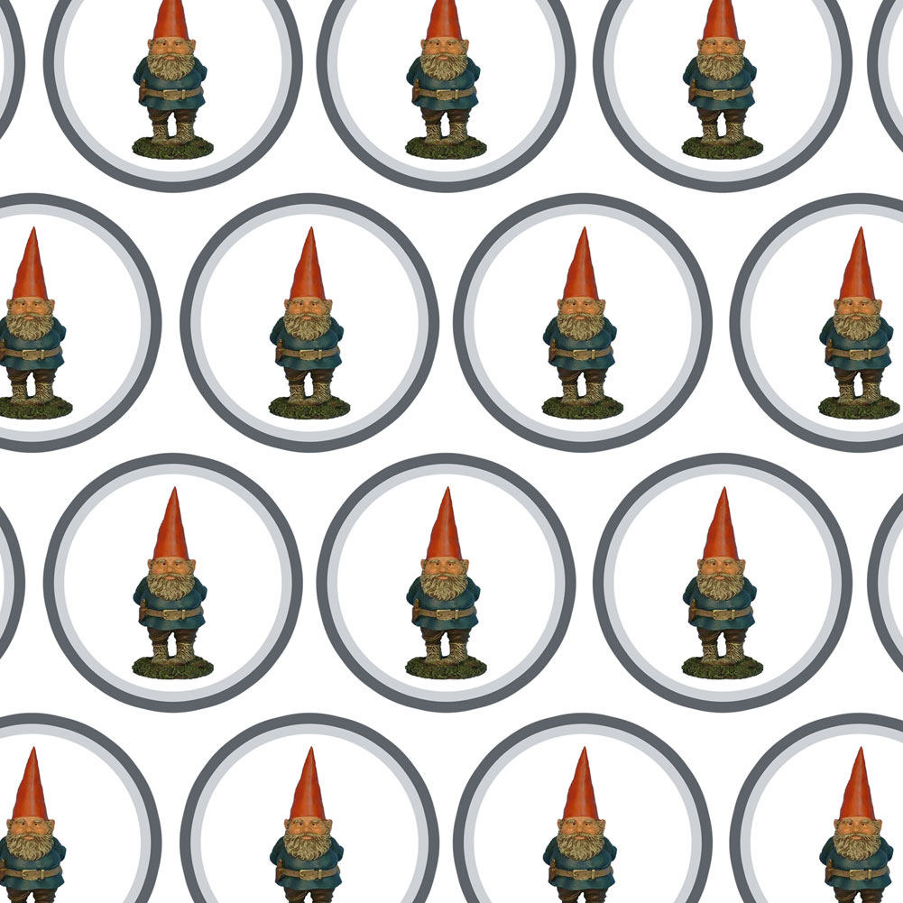 Garden Gnome Premium Gift Wrap Wrapping Paper Roll