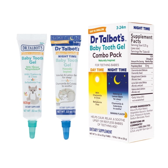 Gel para la dentición del bebé Dr. Talbot's combo 2x15 g