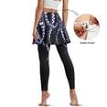 thumbnail image 4 of FUIALDOLGento Octopus Pattern Purple Tennis Skirt for Women Athletic Golf Leggings with Skirted Lady High Waist Flowy Pleated Golf Skirts Golf Stocks,Size 3XL, 4 of 7