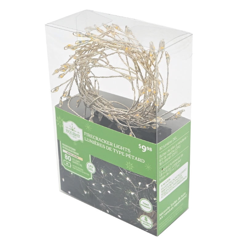 HOLIDAY TIME PL BO 80 WW LED Firecracker Lights – Festive Glow for Every Occasion