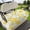 Lemon Yellow White, variant on Golf Cart Seat Covers for 2 Seater,Yellow Daisy Microfiber Cart Seat Towel Blanket,Spring Floral Summer Botanical Watercolor Absorbent Breathable NonSlip Bench Seats Protector for Golf Course 51"x31"
