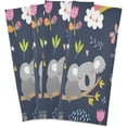 thumbnail image 2 of Dreamtimes Cute Koala Kitchen Dish Towel 1 Pack, Soft Absorbent Dishcloths Reusable Hand Towel Washable Tea Towels for Home Kitchen Bar Table Decor, 28 x 18 Inch, 2 of 7
