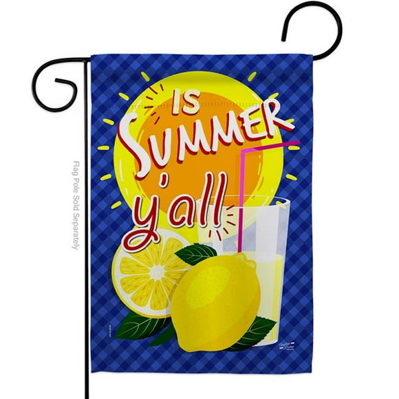 Angeleno Heritage G135067-BO Is Summer Yall Country Living The South 13 x 18.5 in. Double-Sided Decorative Vertical Garden Flags for House Decoration Banner Yard Gift