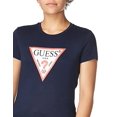 thumbnail image 3 of GUESS CN Icon T-shirt, Camiseta Mujer, Azul (Blue), G Guess NA, 3 of 4