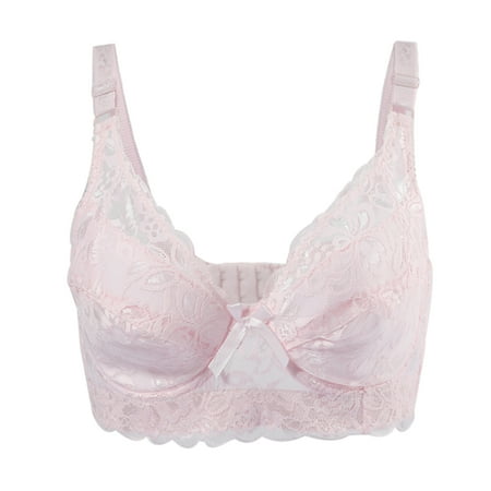 

Allegra K Women s Plus Size Full Coverage Padded Floral Underwired Bra