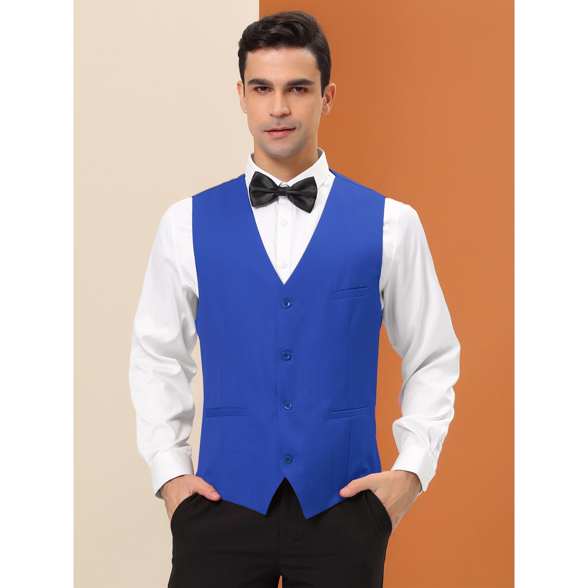 Royal blue vest near me best sale