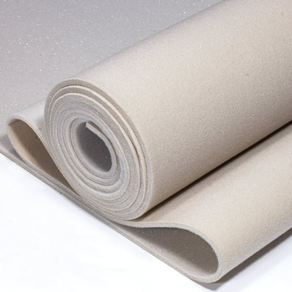 Hiksuky Auto Headliner Fabric 36“ L × 60” W Ultra-Fine Velvet with Foam Backing - Tube Packaging - Beige Interior Replacement Material for Car/Truck/SUV/RV Roof - Home Repair/DIY Headliner Material