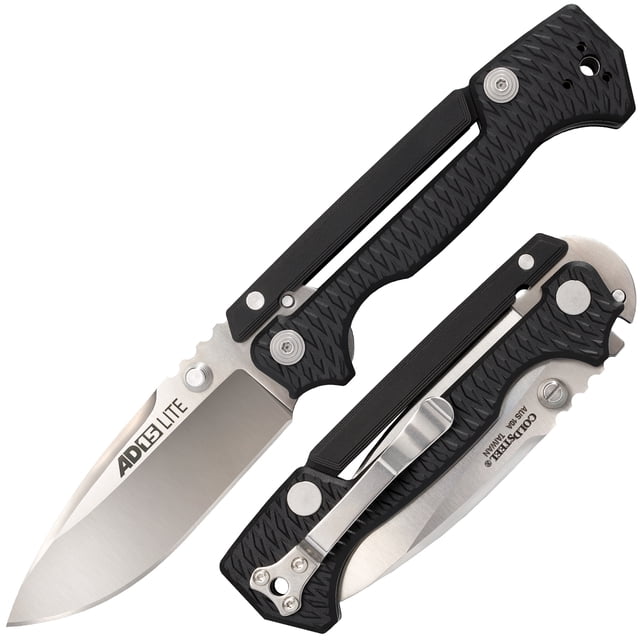 Cold Steel Knives AD-15 Lite Lever Lock 58SQL AUS10A Stainless Black Griv-Ex Cuchillo