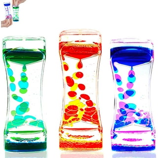 3 Types Liquid Motion Bubbler Liquid Timers for Kids Sensory Fidget ...