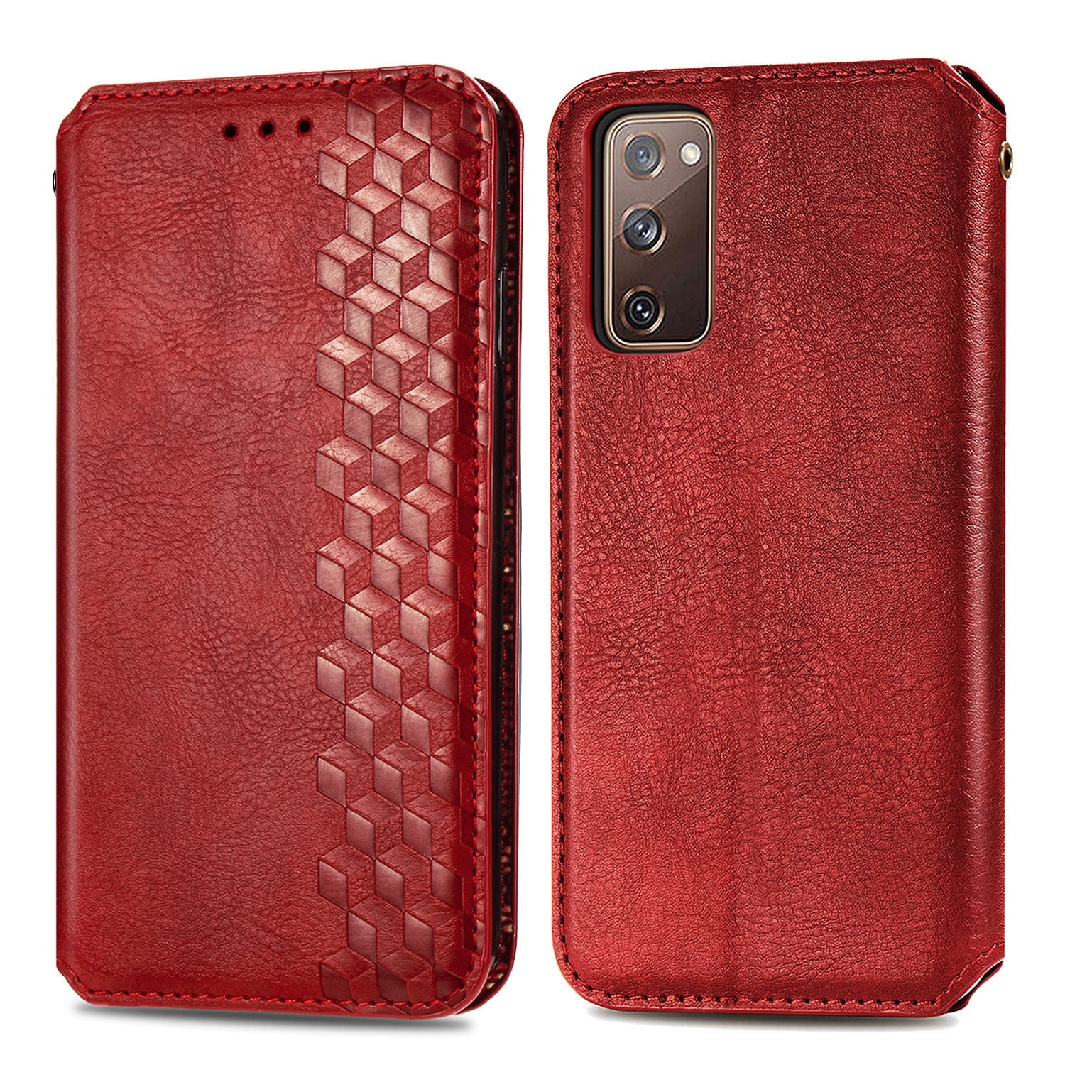 Allytech Galaxy S20 Fe S20 Lite Case Pu Leather Wallet Folio Flip Magnetic Buckle Slim Back 5584