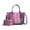 RB Pink, variant on MKF Collection Bonnie Crocodile Vegan Leather Women’s Satchel Bag & Wristlet Wallet, Shoulder Purse Handbag 2 pcs Set by Mia K - Yellow