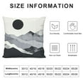 thumbnail image 5 of Nawypu  Abstract Boho Black Sun Mountain Sunrise Sunshine Decorative Throw Pillow Covers,Boho Pillow Cases Cushion for Bohemian Home Bedroom Girls Room,Boho Gifts for Women Girls, 5 of 5