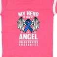 thumbnail image 4 of Inktastic My Hero is Now My Angel Colon Cancer Awareness Boys or Girls Baby Bodysuit, 4 of 5