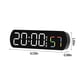 thumbnail image 3 of Reloj multifuncional para sala de estar, reloj de pared, decoración de mesita de noche para el hogar, reloj electrónico digital, reloj silencioso con pantalla a color de temperatura y humedad., 3 of 7