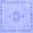 thumbnail image 1 of Ahgly Company Machine Washable Indoor Square Persian Blue Traditional Area Rugs, 6' Square, 1 of 4