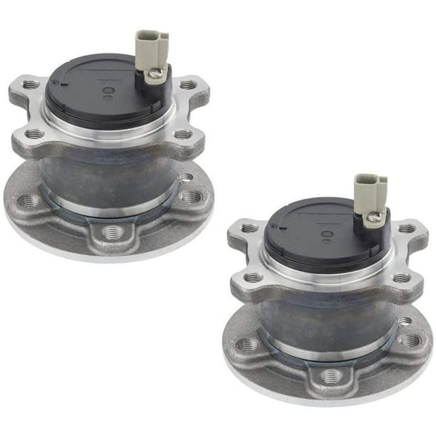 2PC Rear Wheel Bearing and Hub Assembly for 20102017 Volvo XC60 2WD