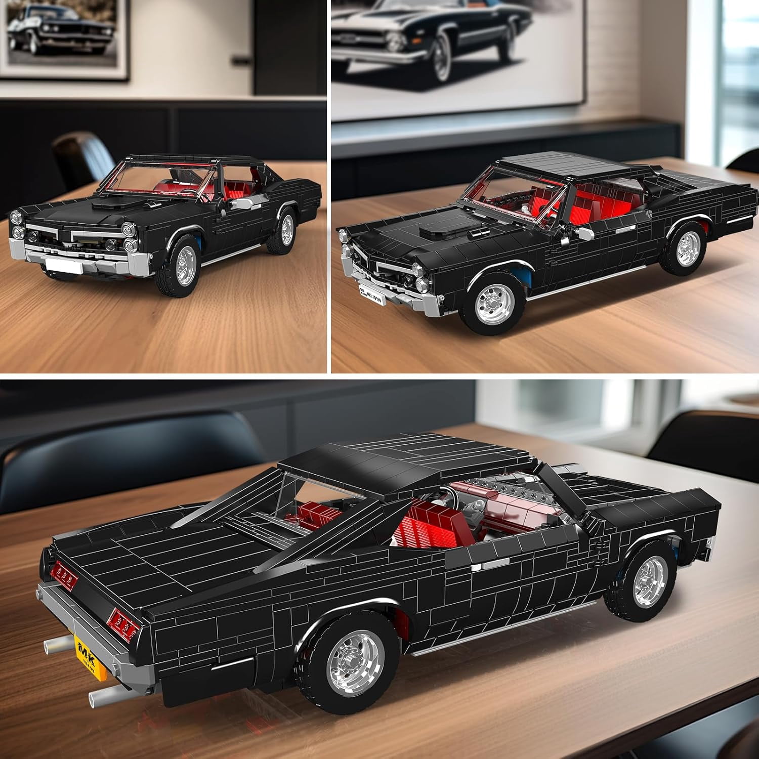 Car Model Kits, MOC Bricks Collectible Sportscar Building Blocks, Car Building Kits for Adult, Static Version 1563 PCS