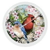 Taylor 13.25-inch Cardinal and Blue Bird Dial Thermometer