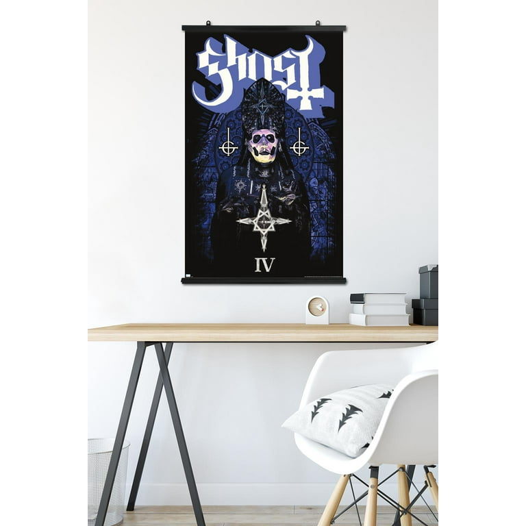 Ghost - Stained Glass Wall Poster, 22.375