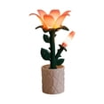 thumbnail image 4 of Lámpara de escritorio con forma de flor, bloques de construcción, lámpara de flores, creativa, blanca cálida, bonita y decorativa. Fresia, 4 of 8