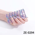 thumbnail image 1 of YFGEFTR Press-on Short Nails , Wraps d'Ongles Roses Rouges pour Femmes Paillettes Couleur Unie, Bandes de Vernis Autocollantes, Autocollants de Vernis Gel, Bandes Ongles pour Nail Art, 1 of 3
