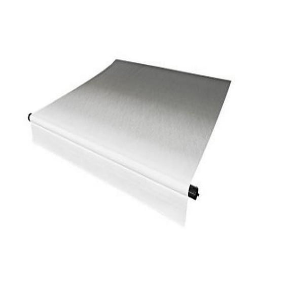 Lippert V000211486 Solera Manual Roller Awning Assembly with Black Weatherguard, White Fade - 16' x 8'