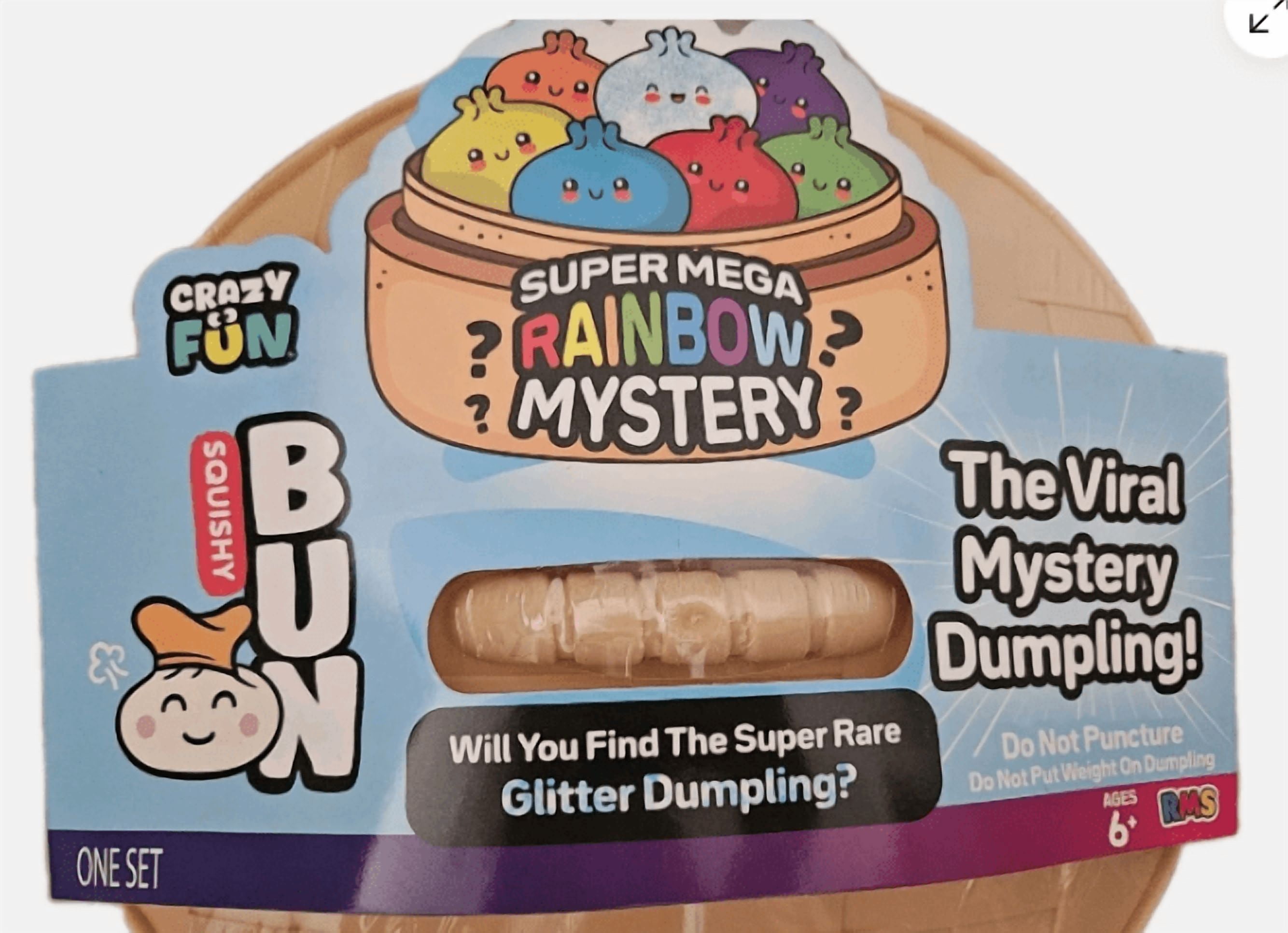 SUPER MEGA JUMBO Rainbow Mystery Squishy Bun Dumpling
