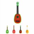 thumbnail image 1 of Fruit Children Small Guitar Toy Baby Baby Play Music Play Music Ukulele Educational Learning Musical Instrument Toy,Color 1, 1 of 1