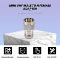 thumbnail image 2 of UHF Male PL259 to N Female M/F Straight Coax Adapter, 2 of 5