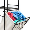Sorbus 2 Shelf Freestanding Bathroom Storage Tower with Tilt Pull Out