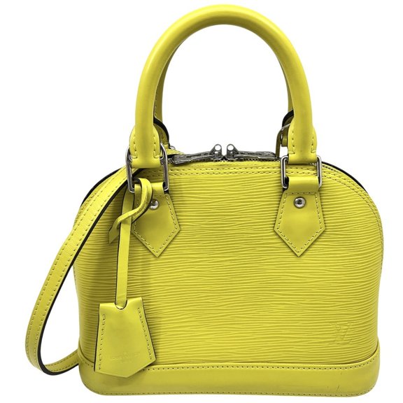 Pre-Owned LOUIS VUITTON Epi Alma BB Yellow M40981 Handbag Shoulder Bag for Women