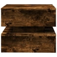 thumbnail image 5 of vidaXL Coffee Table with LED Lights Smoked Oak 50x50x40 cm, 5 of 5