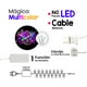thumbnail image 2 of Serie De Luces La Merced Navideña Luz Led Multicolor 140 Focos Destello 6.8 m, 2 of 4