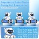 thumbnail image 3 of Robot de juguete ALLCELE LED RC con walkie talkie de 3 a 8 años, 3 of 7