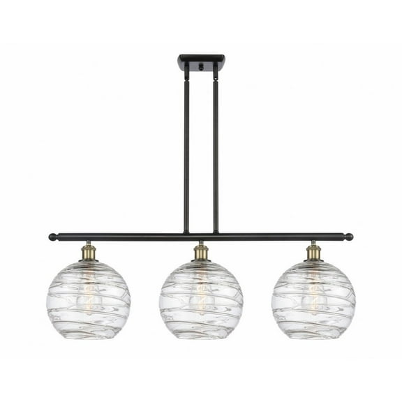 Innovations Lighting 516-3I-13-37 Athens Linear Athens 3 Light 37" Wide Linear Pendant -