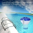 thumbnail image 4 of Floating Swimming Pool Chemical Chlorine Dispenser with Thermometer Tablet Holder, Pool Floating Tablet Dispenser, 4 of 8