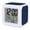 Navy Blue, variant on Navy Blue Digital Alarm Clock for Bedrooms,Smart LED Alarm Clock with 7 Color Changing Night Light,Geometric Leaf Diamond Plaid Abstract Check Silent Wake Up Clocks for Sleep Study Cooking 3.2"x3.2"