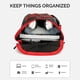 thumbnail image 3 of Unisex Foldable Backpack Travel Daypack Outdoor Lightweight Backpacks Hiking Backpack Small Foldable Backpacks Black, 3 of 5