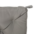 thumbnail image 3 of Caba Chair Cushion Pad, Tufted 16 Inch, Water Resistant, Gray Polyester, 3 of 3