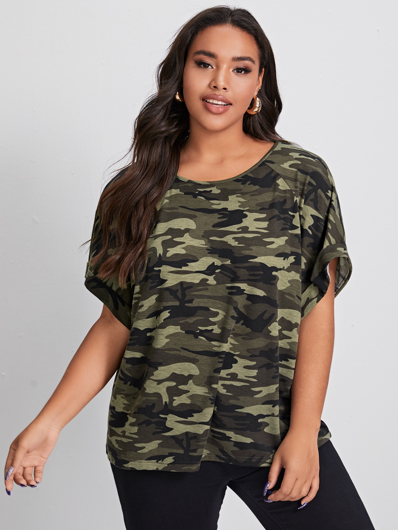 Raglan Sleeve Camo 