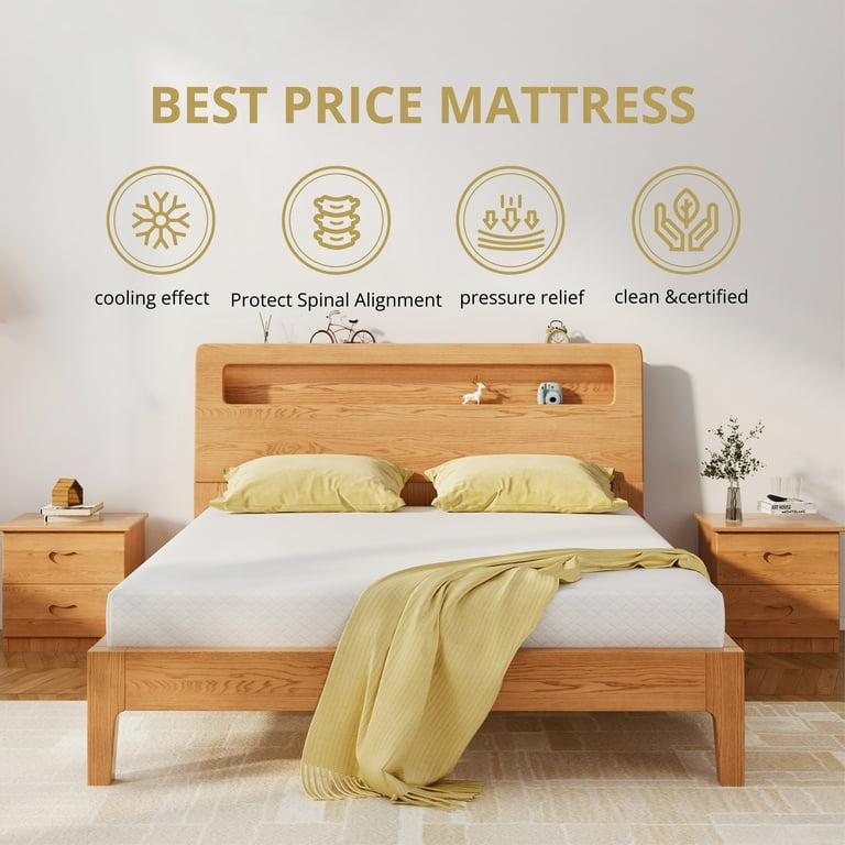 Arctus Queen Mattress, inch Gel Memory Foam Mattress in a Box