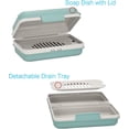 thumbnail image 7 of Januofit  Compact Soap Bar Holder Dish for Shower, Portable Travel Soap Case with Lid & Draining Layer, Travel Size Toiletries Essentials for Bathroom, Camping, Hiking, Gym, Outdoor, Waterproof, 7 of 7