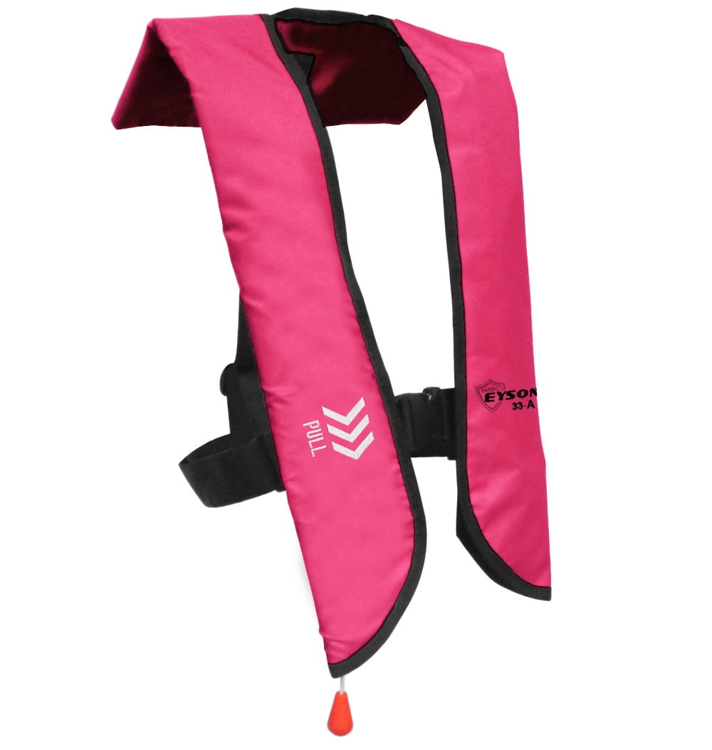 New M-33 Manual Inflatable Life Jacket Bouancy Lifevest PFD Fishing Boating 