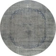 thumbnail image 1 of Ahgly Company Indoor Round Contemporary Silver Gray Abstract Area Rugs, 5' Round, 1 of 6