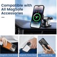 thumbnail image 4 of for iPhone 14 Pro 5G 6.1 Inch Case(Not for iPhone 14 Pro Max), Magnetic Case with Built in Magnets, Clear Slim Resist Scratches Drop Protection Bumper Case for iPhone 14 Pro - Black, 4 of 9