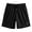 Black, variant on Men's Casual Shorts Moisture Wicking SweatShorts Waffle Elastic Waist Drawstring Summer Beach Shorts