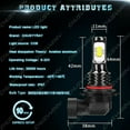 thumbnail image 3 of H4 LED Headlight Bulb +9145 Fog Light Compatible for Toyota Tacoma 2005 2006 2007 2008-2011, 3 of 9